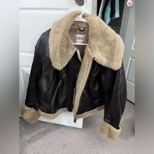 Zara faux fur